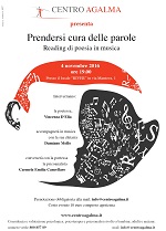 Prendersi cura delle parole - 4 novembre 2016 - Centro Agalma locandina